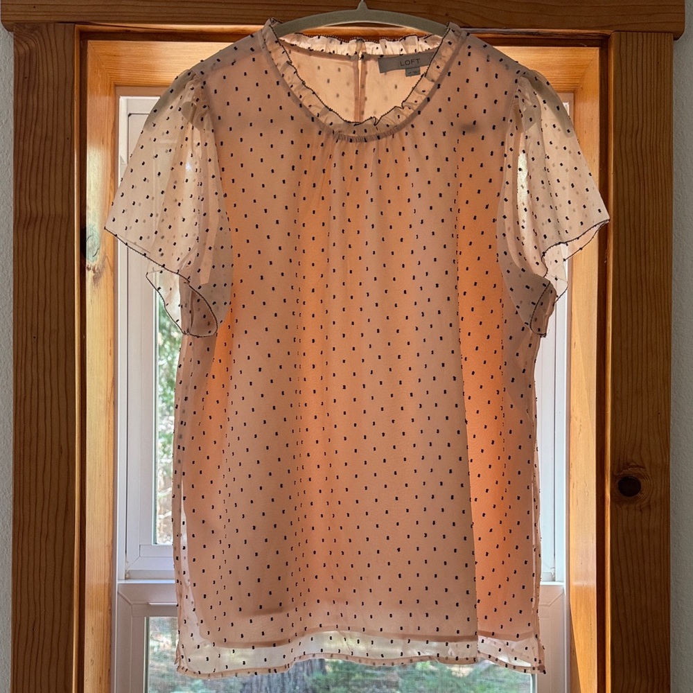 Loft Polka Dot Blouse
